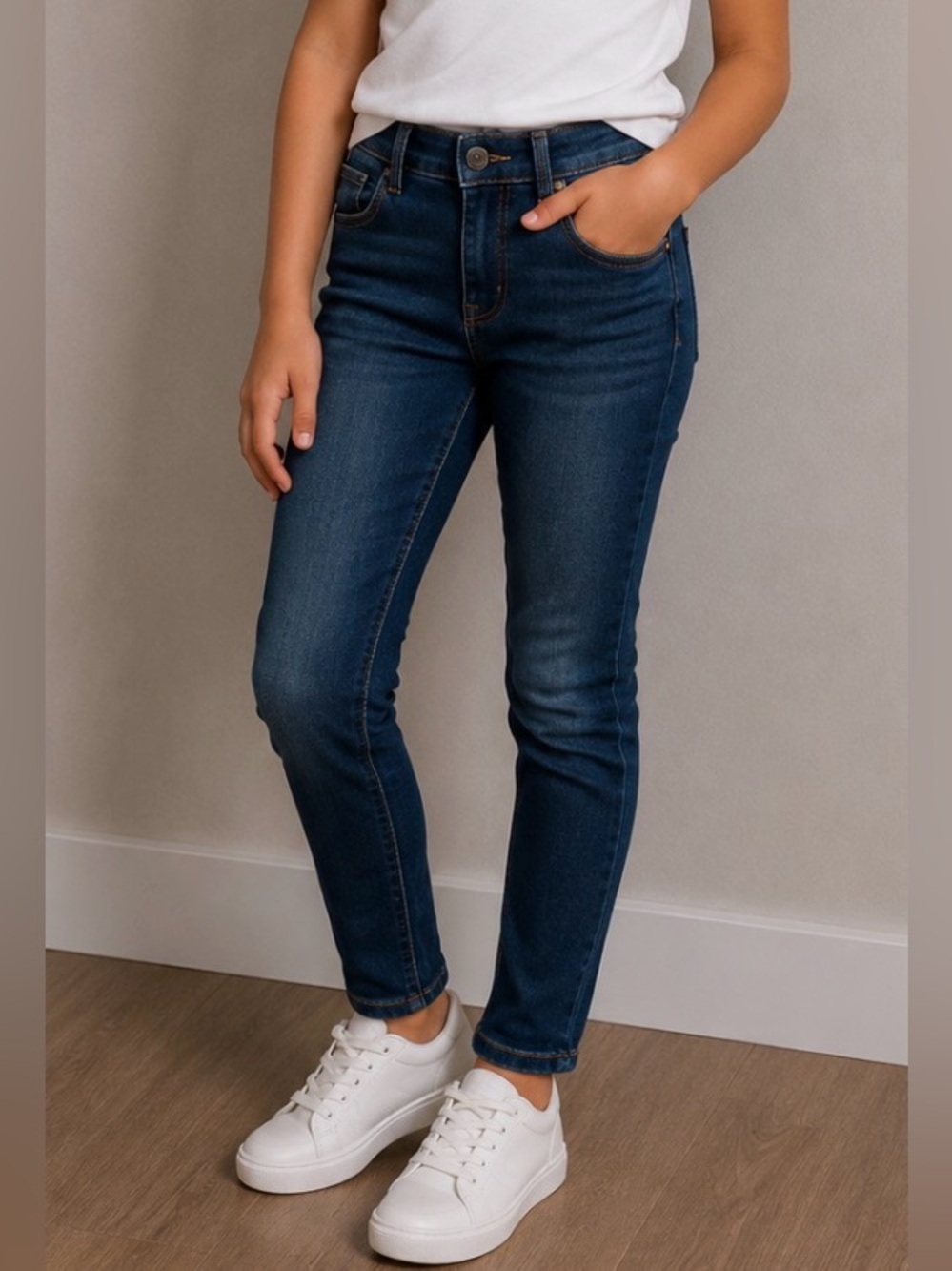 Joes Jeans Girls Size 12 Stretchy Comfy Skinny Vintage Y2K Medium Blue Nordstrom